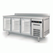 Meuble Snack 600 positif S Line 2020mm 3 portes vitrées Coreco