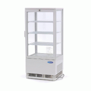 Mini Vitrine réfrigérée positive - 78 L - Blanche | Maxima
