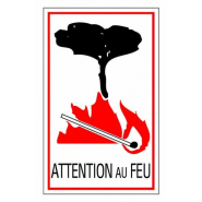 Panneaux rigides 200x330 mm prévention incendie - PNGPSC-NV04/ATTF_0