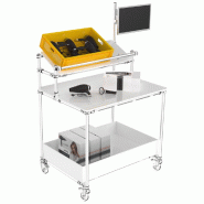 Poste de montage avec stockage bac