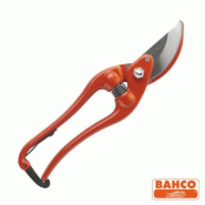 Sécateur professionnel en acier forgé BAHCO P3-20 - Lames croisantes pour viticulture et jardinage intensif