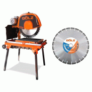 Scie électrique 230 V à briques sur table BS600 + 1 disque CT30 Ø 600 mm - GOLZ - 02826001000+CT30601 Scie électrique 230 V à briques sur table BS600 + 1 disque CT30 Ø 600 mm - GOLZ - 02826001000+CT30601