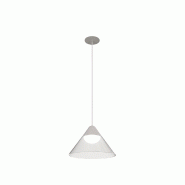 Suspension LED Ark Beneito & Faure 6W 3000K 90º Blanc/Transparent, Design conique pour intérieurs - Éclairage élégant - blanc 8436590203699