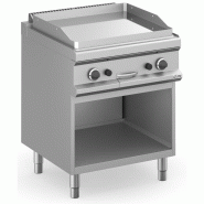 Arilex Friteuse à gaz 70 cm Plaque lisse en chrome dur avec meuble MFTG77ALC MAGISTRA PLUS 700 - MFTG77ALC