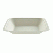 Barquettes à frites compostables en fibre de canne à sucre - Lot de 500 | Vegware