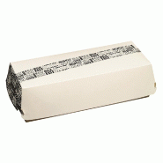 Boite panini carton blanc décor District 26x12x7cm - par 200