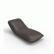 Chaise longue design PILLOW - marron