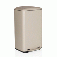 Collecteur à déchets / Poubelle CLEAN BEVA 30 L beige hjh OFFICE - beige métal 741205