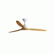 Faro barcelona Ventilateur de plafond ALO DC en acier blanc mat, 6 vitesses avec inversion, télécommande incluse, pour 17,6-28 m², FARO - noir acie