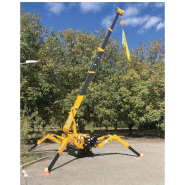 Grue araignée hauteur de travail 8.7 m, utilisé pour les travaux de levage, entretien, travaux accès restreints - SPIDERMAT - disponible en location