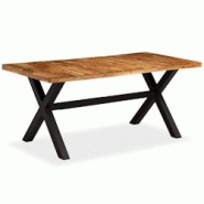 Helloshop26 - Table de salon salle à manger design bois d'acacia et manguier 180 cm 0902309 - 3000124431305 Helloshop26 - Table de salon salle à manger design bois d'acacia et manguier 180 cm 0902309 - 3000124431305