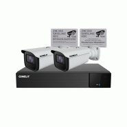 Kit Vidéosurveillace 1 Enregistreur + 2 Caméras IP - COMELIT - IPBKIT4N04PAFR Kit Vidéosurveillace 1 Enregistreur + 2 Caméras IP - COMELIT - IPBKIT4N04PAFR