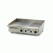 Maxima Plaque de gril - demi-rainuré - 73 cm - incl plateau d'égouttement - 400V – 74 × 52 × 24 cm – 4400 W - AKS-09300080 Maxima Plaque de gril - demi-rainuré - 73 cm - incl plateau d'égouttement - 400V – 74 × 52 × 24 cm – 4400 W - AKS-09300080