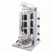 Rôtissoire gyros kebab - AGE-60 - 35-40 kg - 3900 W - Acier inoxydable