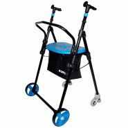 Rollator ultra-léger pliant équipé en acier - RLMRCHPAPBL-ID01 Rollator ultra-léger pliant équipé en acier - RLMRCHPAPBL-ID01