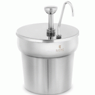Royal Catering - Royal Catering  RCSW-09 Distributeur de sauce Acier inoxydable 6,6 l Distributeur sauce Distributeur de sauce pour snack - 4062859098
