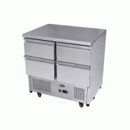 Table Réfrigérée Positive Compacte 4 tiroirs 300 L Atosa