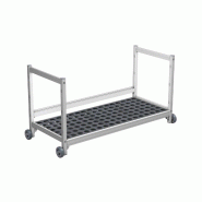 Chariot sous table avec clayettes polymère 6611 - Fermod - 897_0