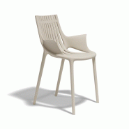 Fauteuil extérieur design IBIZA - écru