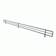 Galerie fil pour tablettes GP25 anthracite 100x5 cm