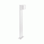 Gea Luce Borne Led 10W Ges2302 Monoémission Cct 3000K/4000K/6500K, Faisceau Orientable, Fonte D'Aluminium Blanc - Gealuce - blanc GES2302
