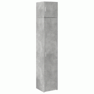 Helloshop26 - Armoire de rangement polyvalente haute 40 x 42,5 x 225 cm optimisation espace 6 compartiments en bois d'ingénierie 02_0055558 - Bois ma