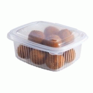 HOT FORM Barquettes charnières ovales PP hotty 23,3 x 17,8 x 6,7 cm - 1500 ml (200 unités) - transparent plastique V01015 HOT FORM Barquettes charnières ovales PP hotty 23,3 x 17,8 x 6,7 cm - 1500 ml (200 unités) - transparent plastique V01015