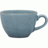 LUBIANA Tasse, série Aida, turquoise, mouchetée de brun, 180 ml - PZ6302180