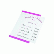 Plaque porte-tarifs / consignes  réf. 103322/a4