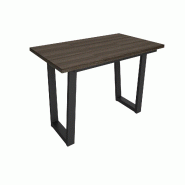 SKRAUT HOME Table à manger, 167x90x74 cm, Pour 8 personnes, Meubles de Salon, Chêne foncé - beige Bois manufacturé 534_4
