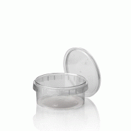 Starpak 50 pots pour produits traiteur, PP 300 ml Ø 11,8 cm · 5,1 cm transparents avec scellé d’inviolabilité - transparent plastique polypropyl