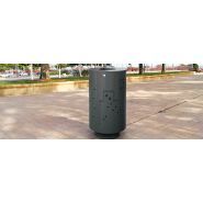 Up34 - corbeille mid Novatilu - 70 litres en acier zingué avec bac intérieur galvanisé_1