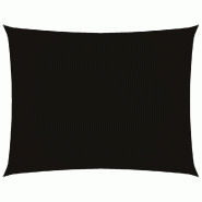 VidaXL Voile de parasol tissu oxford rectangulaire 2,5x3,5 m noir Modèle Patio Zénith Max - noir 135756