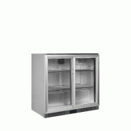Arrière bar réfrigéré 2 portes BA26SS inox TEFCOLD