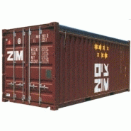 Container maritime 20' open top