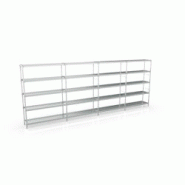 CORECO Rayonnage Lineaire 6395X1970X500 5 Niveaux L838 - L838 CORECO Rayonnage Lineaire 6395X1970X500 5 Niveaux L838 - L838