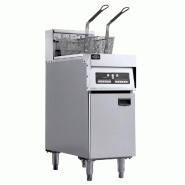 Friteuse haut rendement électrique triphasé sur coffre à 2 paniers ... - P7509.0010