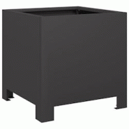 Helloshop26 - Jardinière bac lit surélevé plantes fleurs terrasse jardin 30 x 30 x 30 cm acier noir 02_0037487 - 3000217853205 Helloshop26 - Jardinière bac lit surélevé plantes fleurs terrasse jardin 30 x 30 x 30 cm acier noir 02_0037487 - 3000217853205