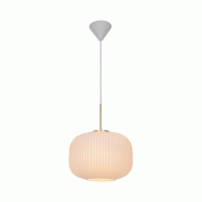 Nordlux Suspension MILFORD 30 Verrerie Opale, H.38 - IP20 - E27 / Intérieur - blanc verre 5704924011894