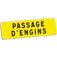 Panonceaux Taliasign KM 900x250 mm classe 1 Dangers Temporaires - PNTLGLV1KM-TL02/PE_0
