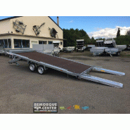 Remorque mi-porte-engin / mi-plateau Lider - PTAC 3500 Kg - 506 x 215 cm - Référence CT166-IFW