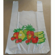 SACS ET SACHETS PLASTIQUES BRETELLES HD 14Μ 26+6X45 PP FRUIT/LEGUMES/2000