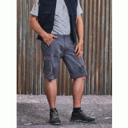 Short Workwear - Russell Réf: RU002M - Polyester/Coton, Poches Multifonction Short Workwear - Russell Réf: RU002M - Polyester/Coton, Poches Multifonction