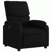 VidaXL Fauteuil inclinable en tissu noir Modèle Wermoniax - 3205682