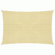 VidaXL Voile d'ombrage 160 g/m² Beige 5x6 m PEHD Modèle Solaris Urban - beige 311136