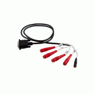 CHAUVIN ARNOUX - Cordon sortie analogique pour communication vers système ExAO - Compatible P310 et MPC350