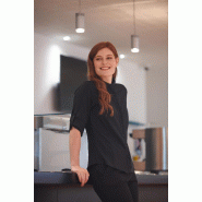 Chemise de travail Femme col Mao - Henbury Réf: H593 - Antibactérienne et Anti-transpiration Chemise de travail Femme col Mao - Henbury Réf: H593 - Antibactérienne et Anti-transpiration