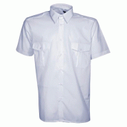 Chemisette - 65% polyester, 35% coton, poches poitrine boutonnées - Réf : 1622 CityGuard Chemisette - 65% polyester, 35% coton, poches poitrine boutonnées - Réf : 1622 CityGuard