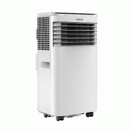 Climatiseur mobile 9000Btu/h 2.6kW Refroidisseur d'air Minuterie 24h 4 roulettes Déshumidificateur Ventilateur Air frais Jocca - blanc 8435253581655