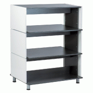 Élément central Banko anthracite 103x69x134cm - Aggloméré